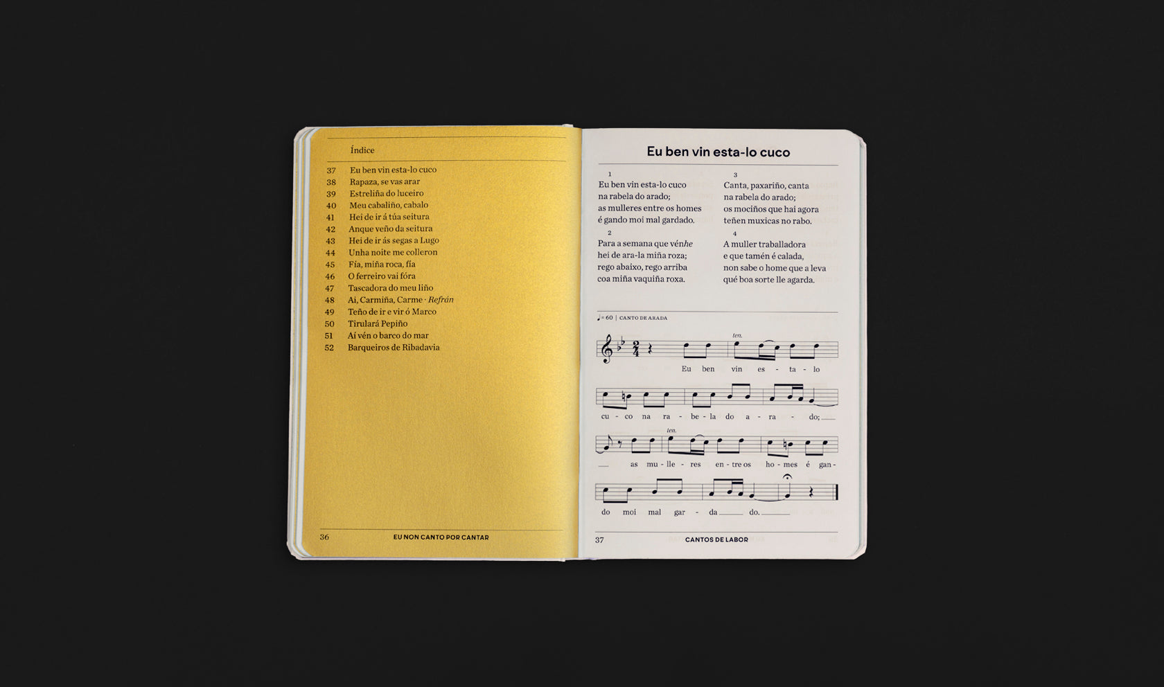 Eu non canto por cantar Fabulatorio Anton Santamarina Manuel Rico